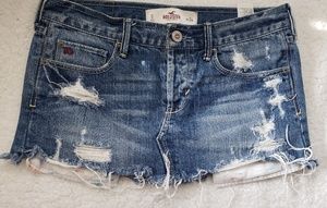 Hollister jean skirt size 0